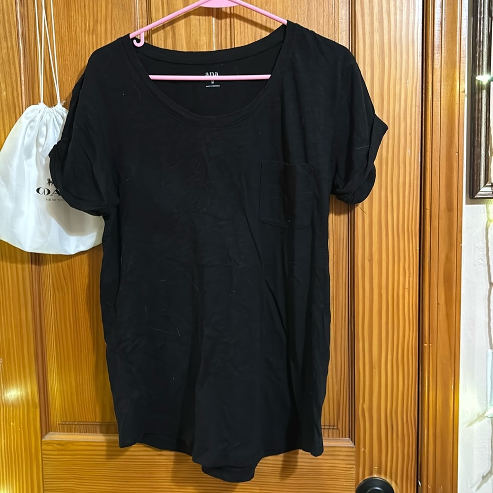 a.n.a Plain Black Tee